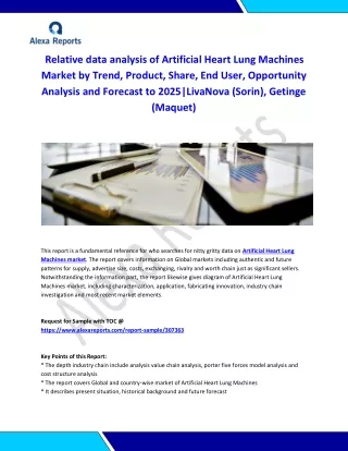 Global Artificial Heart Lung Machines Market Analysis 2015-2019 and Forecast 2020-2025