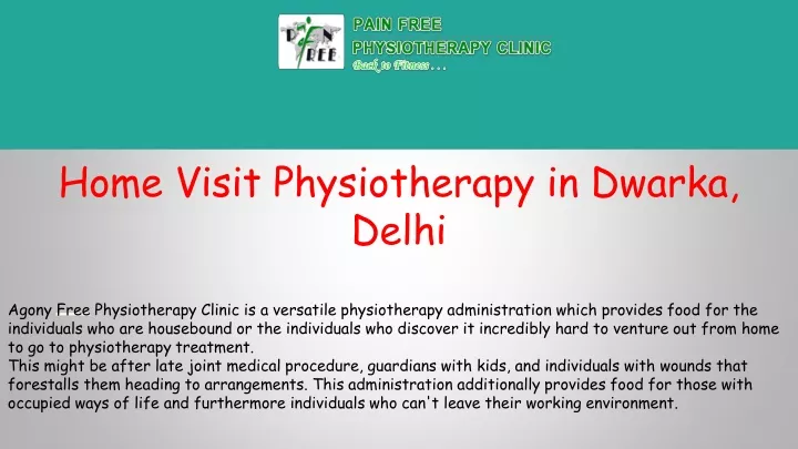 home visit physiotherapy in dwarka delhi