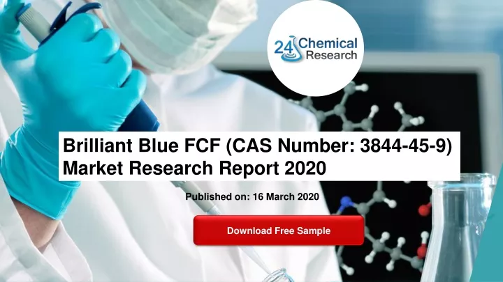 brilliant blue fcf cas number 3844 45 9 market