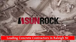 leading concrete contractors in raleigh nc