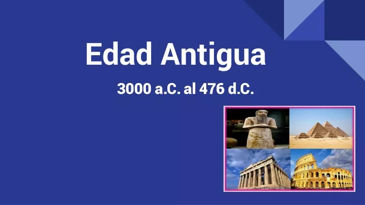 edad antigua