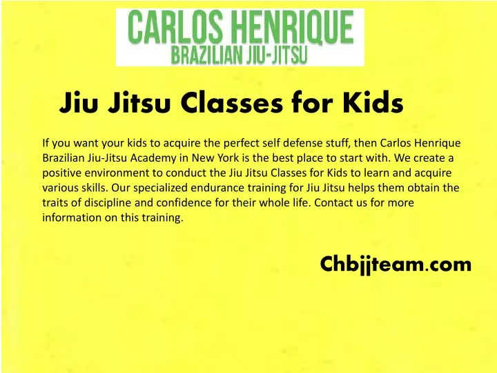 jiu jitsu classes for kids