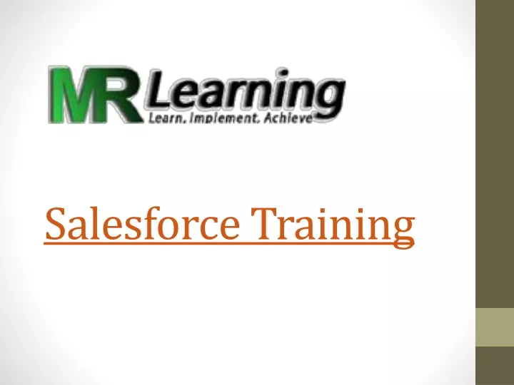 salesforce training