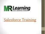 Salesforce Training - slide 1