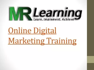 Online Digital Marketing Training