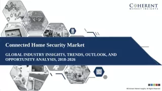 connected home security market