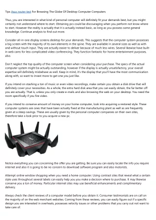 best asus router
