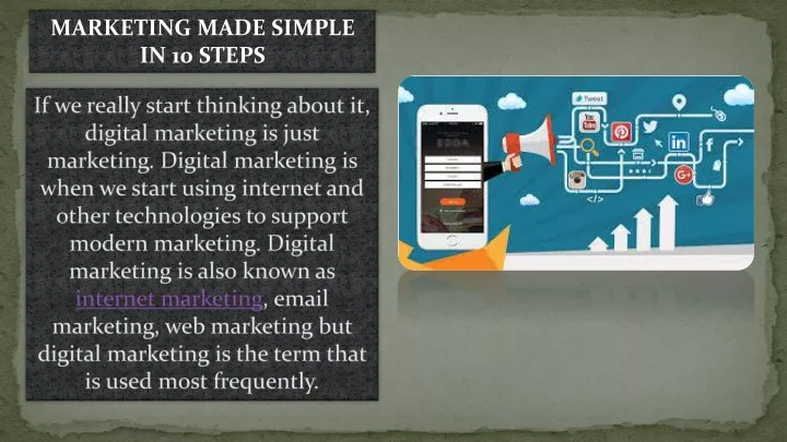 marketing made simple in 10 steps