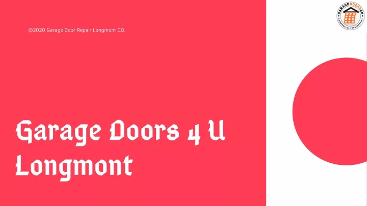 2020 garage door repair longmont co