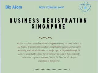 Business Registration Singapore