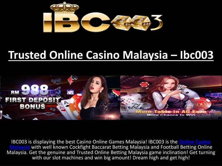 trusted online casino malaysia ibc003