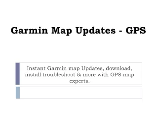 garmin gps map update, free garmin map update