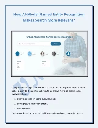 how ai model named entity recognition makes