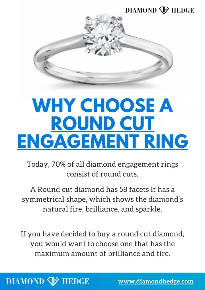 why choose a round cut engagement ring