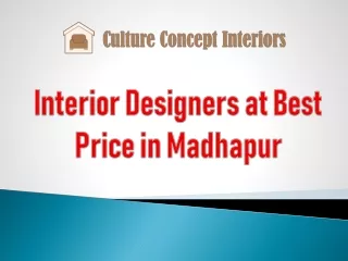 Interior Designers at Best Price in Madhapur
