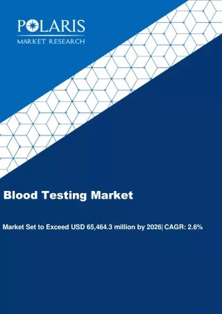 blood testing market
