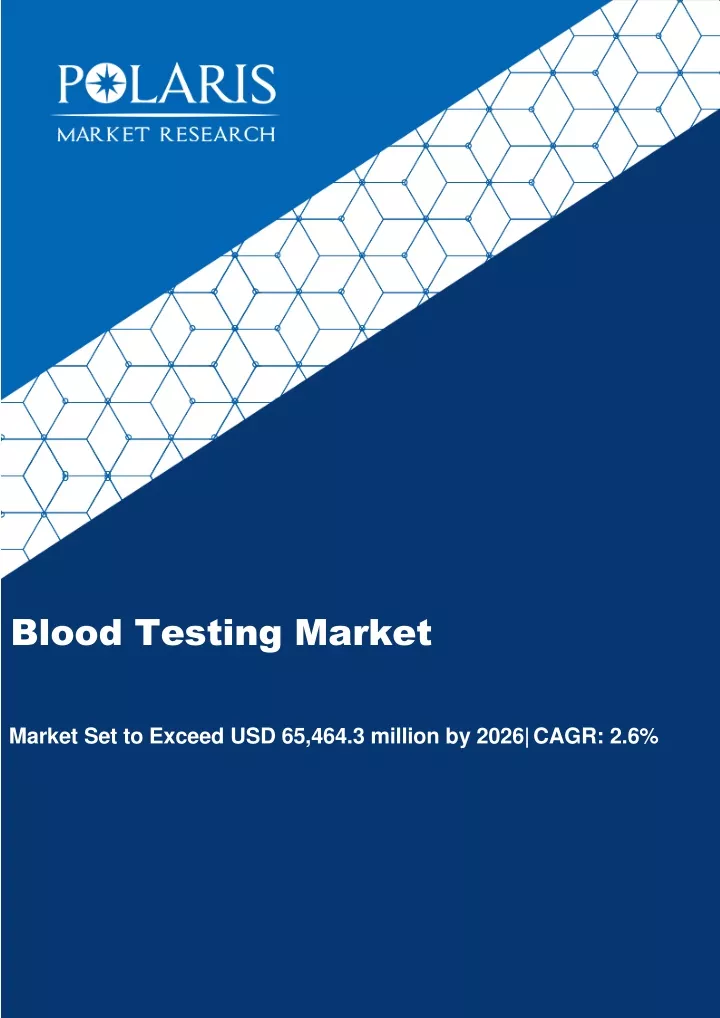 blood testing market