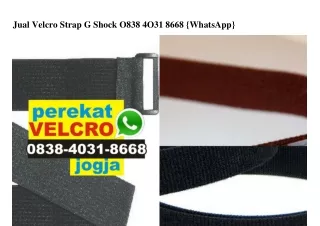 Jual Velcro Strap G Shock 0838~403I~8668[wa]