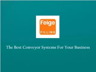 the best conveyor systems for your business
