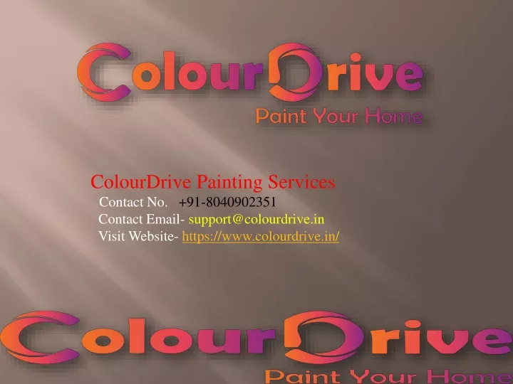 colourdrive painting services contact