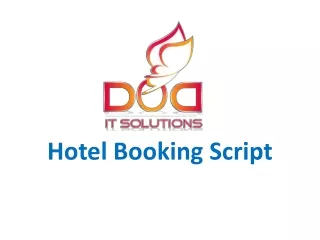 hotel booking script