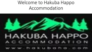 Hakuba accommodation ski in ski out | Best hotel in Hakuba