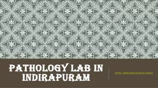 pathology lab in indirapuram
