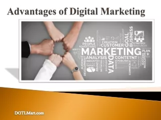 advantages of digital marketing