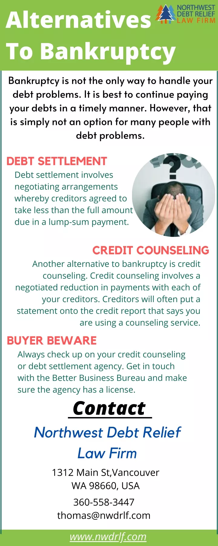 alternatives to bankruptcy