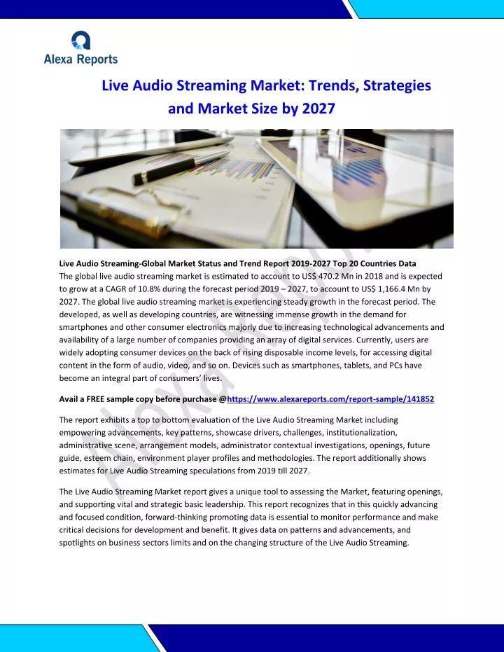 live audio streaming market trends strategies