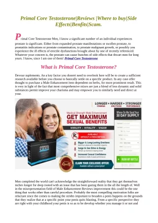 primal core testosterone reviews where