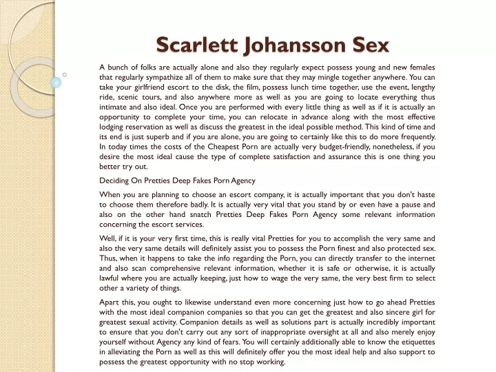 scarlett johansson sex