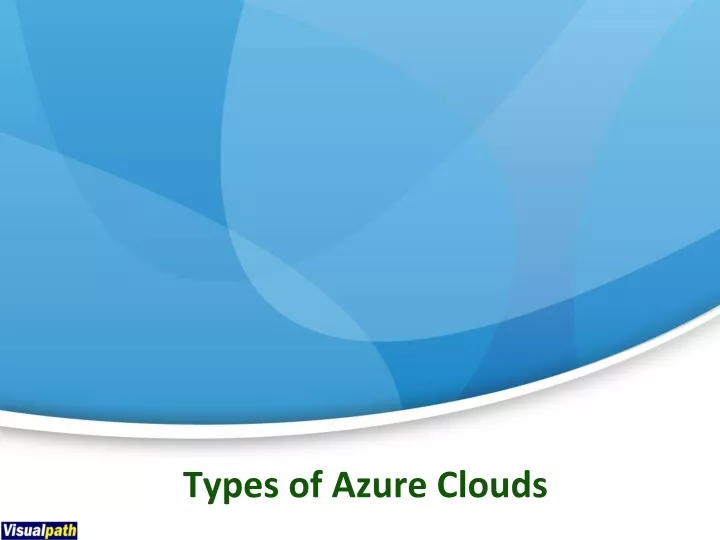 types of azure clouds