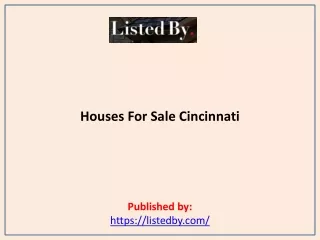 houses for sale cincinnati published by https listedby com