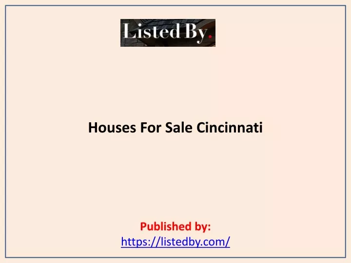 houses for sale cincinnati published by https listedby com