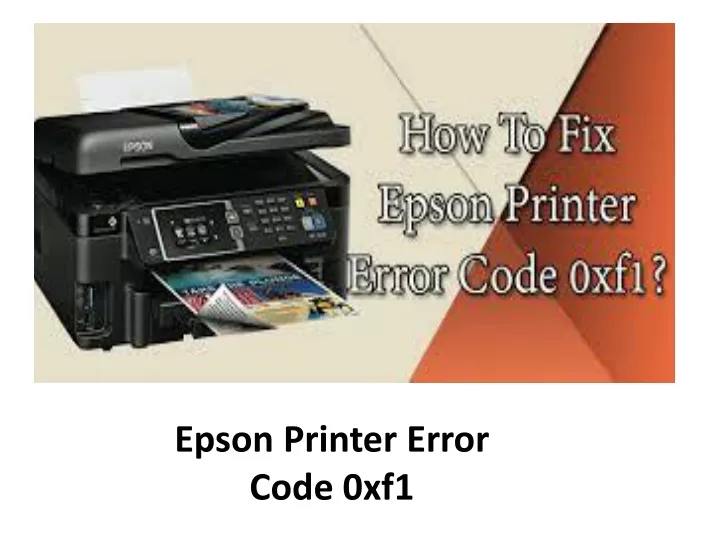 epson printer error code 0xf1