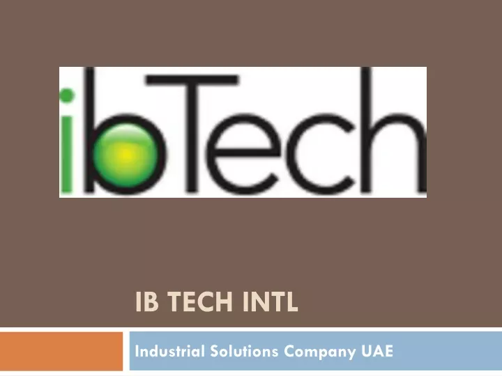 ib tech intl