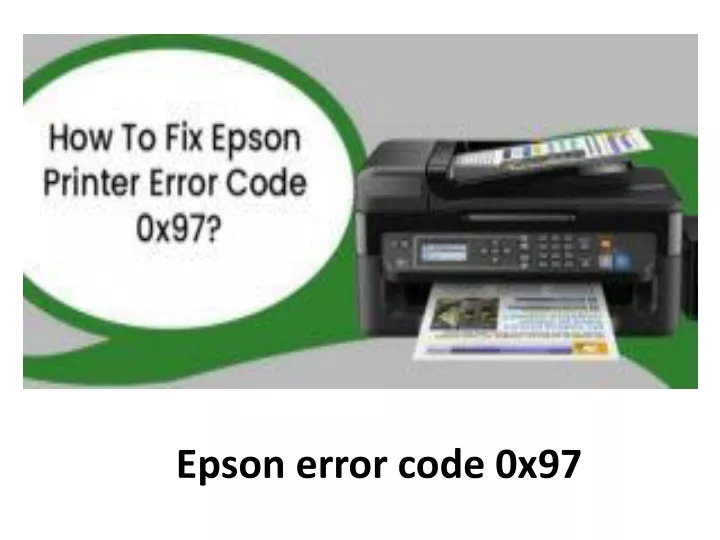 epson error code 0x97