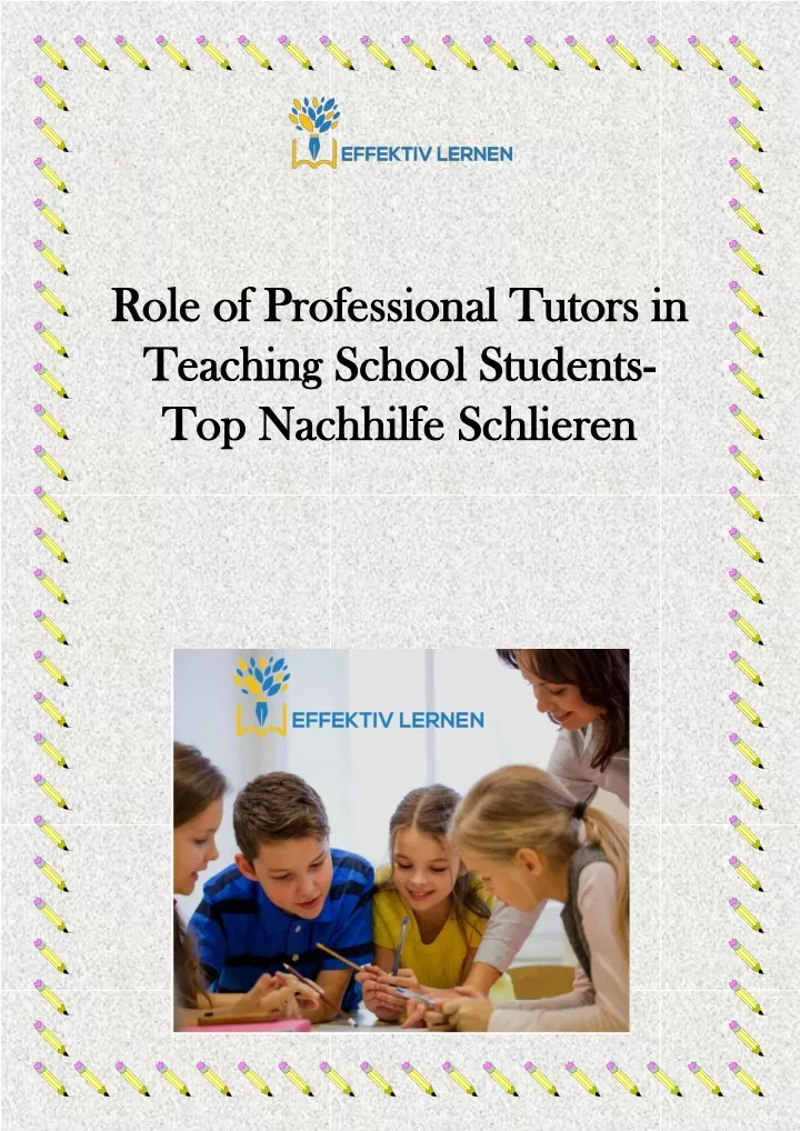 role of professional tutors in role
