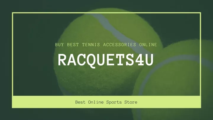 buy best tennis accessories online