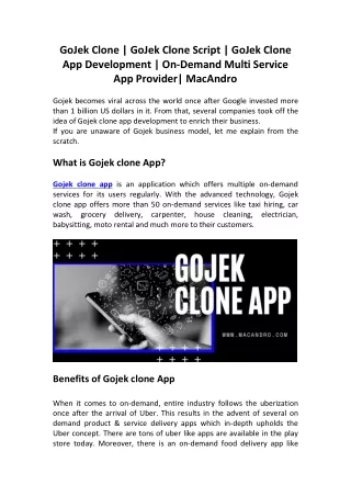 gojek clone gojek clone script gojek clone