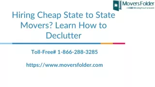 hiring cheap state to state movers learn how to declutter