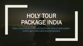 holy tour package india