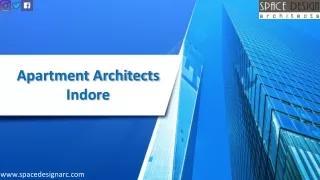 Apartments Design by Best Architects – Space Design Architects, Indore