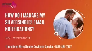 how do i manage my silversingles email
