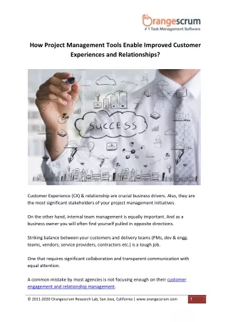how project management tools enable improved