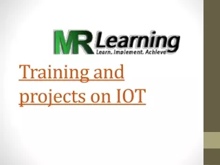Training and projects on IOT