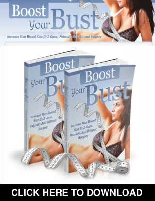 Boost Your Bust PDF, eBook by Jenny Bolton