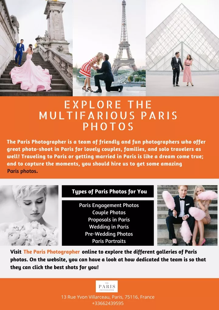 explore the multifarious paris photos