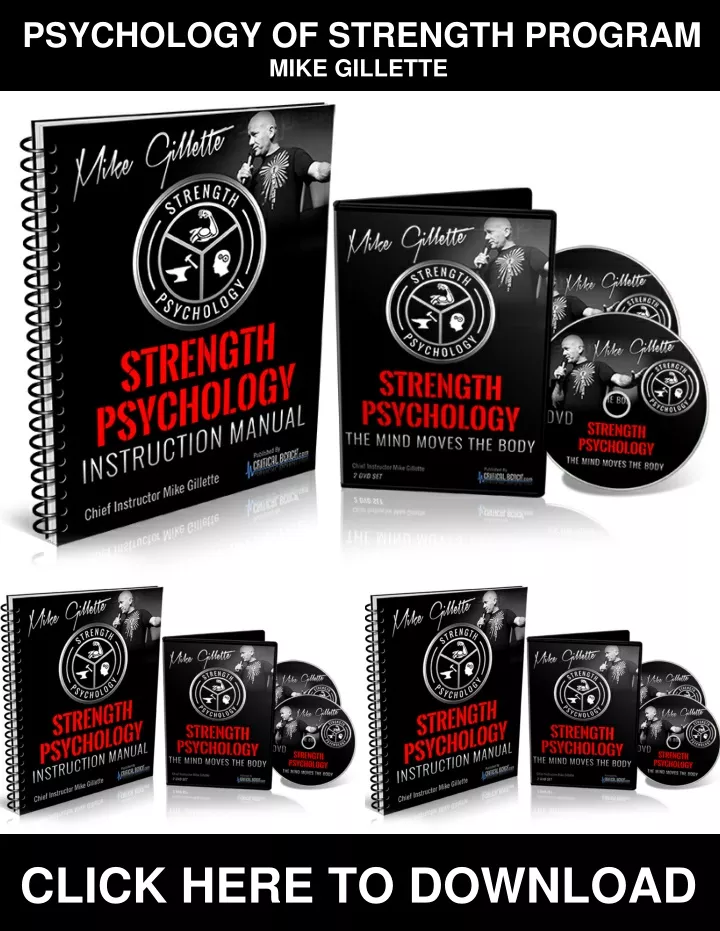 psychology of strength program mike gillette